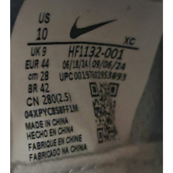 Nike Alpha Huarache NXT MCS Mid Mens Size 10 Baseball Cleats Silver HF1132-001 main image 4